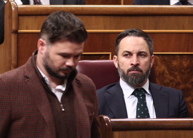 Abascal mira a Rufi&aacute;n en el