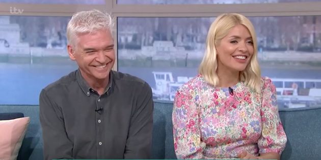 Phillip Schofield and Holly Willoughby grill the prime minister over whether he will change nappies.