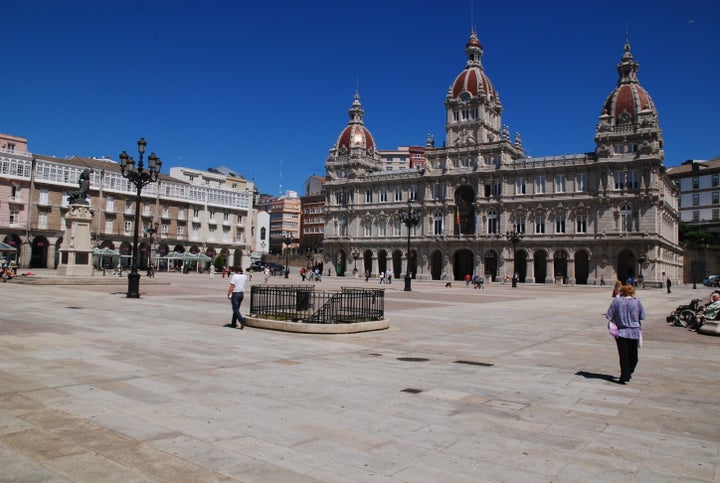 La plaza de María Pita, en A Coruña.
