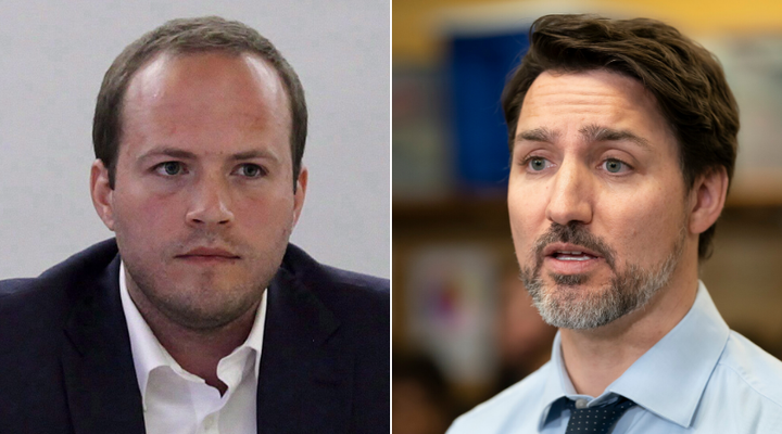 Liberal MP Nathaniel Erskine-Smith and Prime Minister Justin Trudeau are shown in a composite image of photos from The Canadian Press.