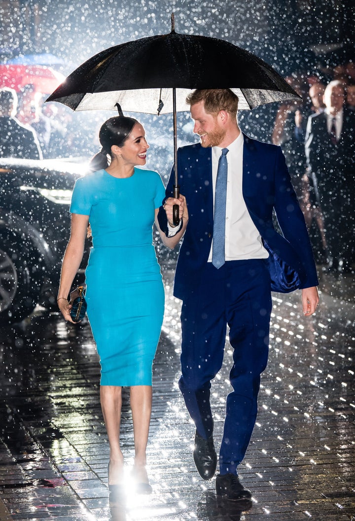 Harry and Meghan on Thursday, March 5, 2020.