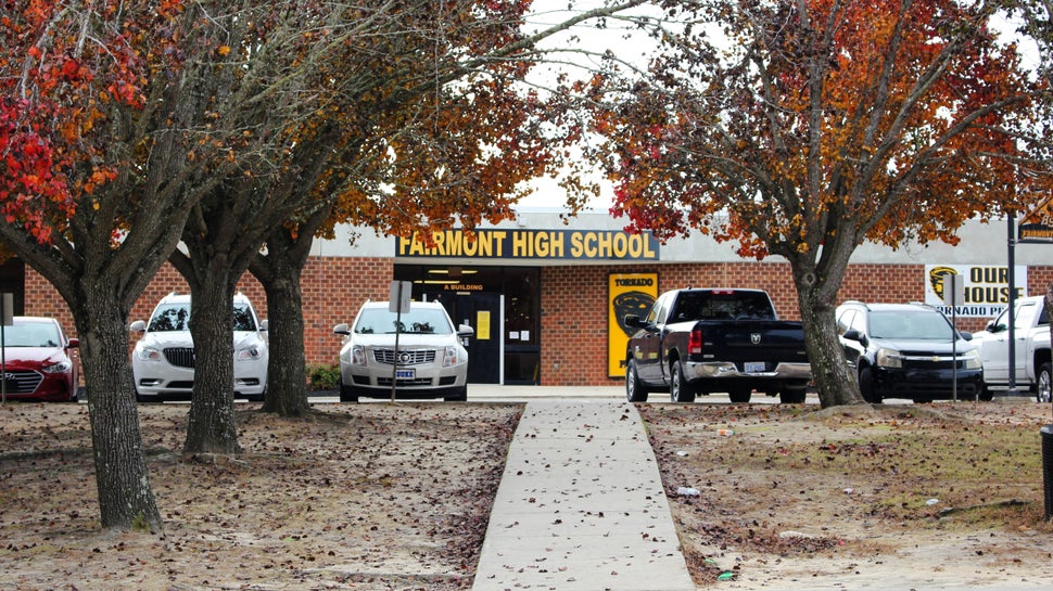 Fairmont High School in Robeson County, North Carolina. 