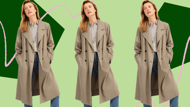 Everlane Dropped A New Trench Coat You'll Want To 'Drape' Yourself