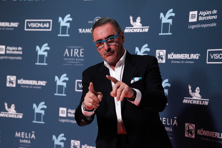 El locutor Carlos Herrera, en los Premios Ondas 2019.