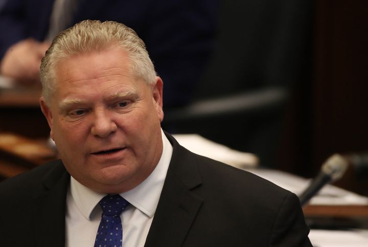 Premier Doug Ford at Queen's Park on March 5, 2020. 