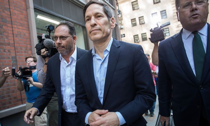 Tom Frieden, former director of the Centers for Disease Control and Prevention, exits Brooklyn Criminal Court following his arrest on sex abuse charges, Aug. 24, 2018, in New York City.