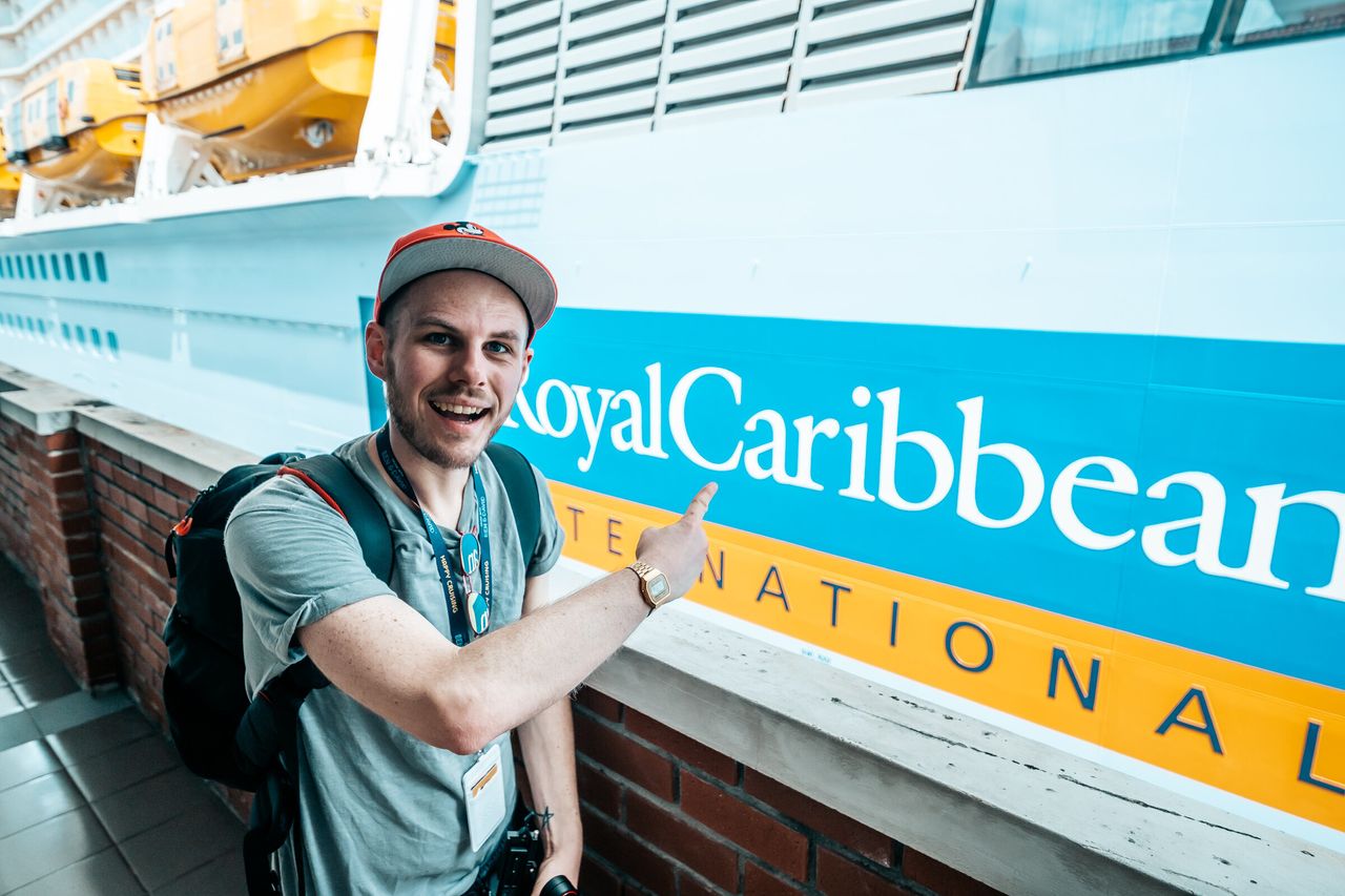 David McDonald (above) and his partner Ben Hewitt have been averaging three or four cruises a year.
