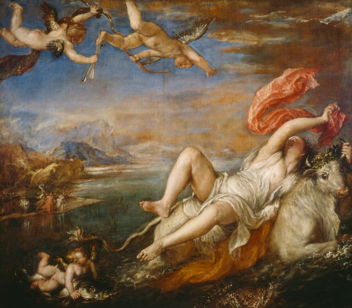 The Rape of Europa πίνακας του Τιτσιάνο
