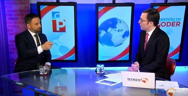 Abascal,en un momento de la