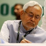 Bihar Elections: Nitish Kumar's Flex Catches BJP