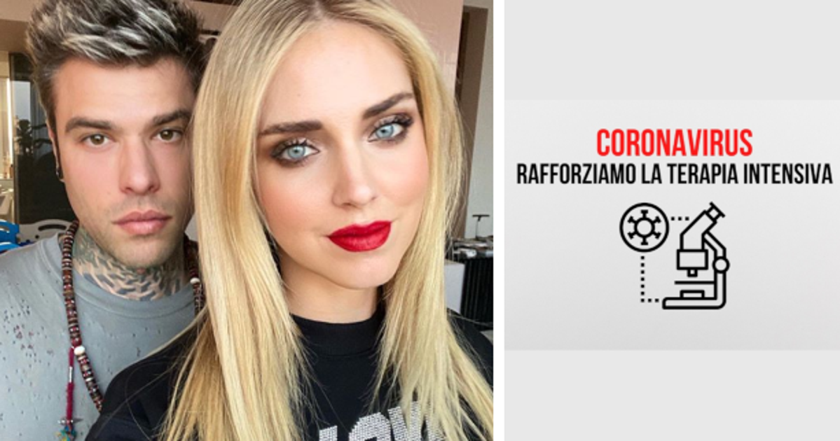 Risultato immagini per chiara ferragni and fedez charity coronavirus