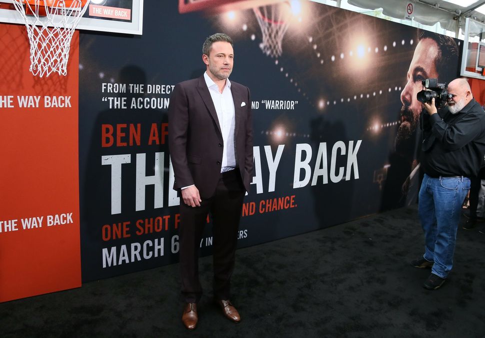 Ben Affleck on the red carpet for the premiere of 'The Way Back' in Los Angeles on March 1, 2020.