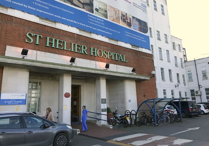 St Helier hospital, in the London Borough of Sutton, and which is run by Epsom and St Helier University Hospitals NHS Trust.