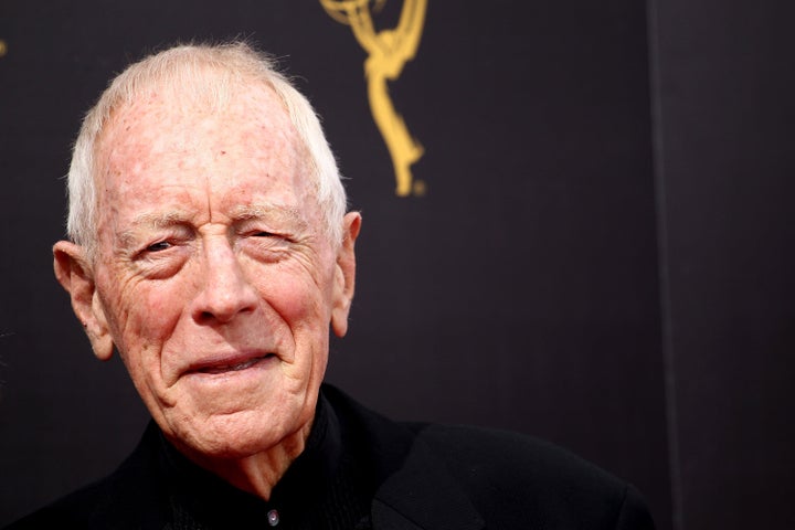 Max von Sydow attends the 2016 Creative Arts Emmy Awards held at Microsoft Theater on September 10, 2016 in Los Angeles, Cali