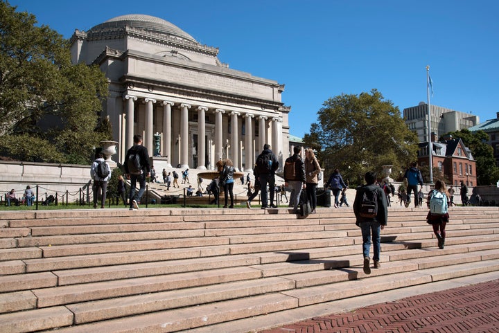 Columbia University in New York City suspended classes for two days to prepare for online instruction.