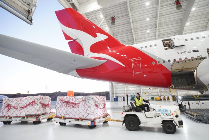 Qantas has slashed 25% of its services amid coronavirus panic (Photo by Randy Shropshire/Getty Images for Qantas)