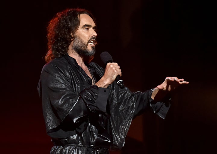 Russell Brand has also recently canned a gig in Australia. (Photo by Lester Cohen/Getty Images for The Recording Academy )