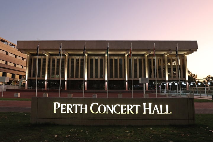 General views of the Perth Concert Hall are seen following the cancelled Russell Brand show on March 09, 2020 in Perth, Australia. (Photo by Paul Kane/Getty Images)