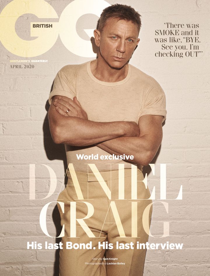 Daniel Craig on the cover of GQ