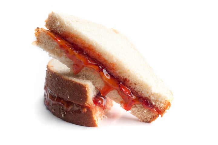 Slicing into a PB&J without crushing it is a major challenge.