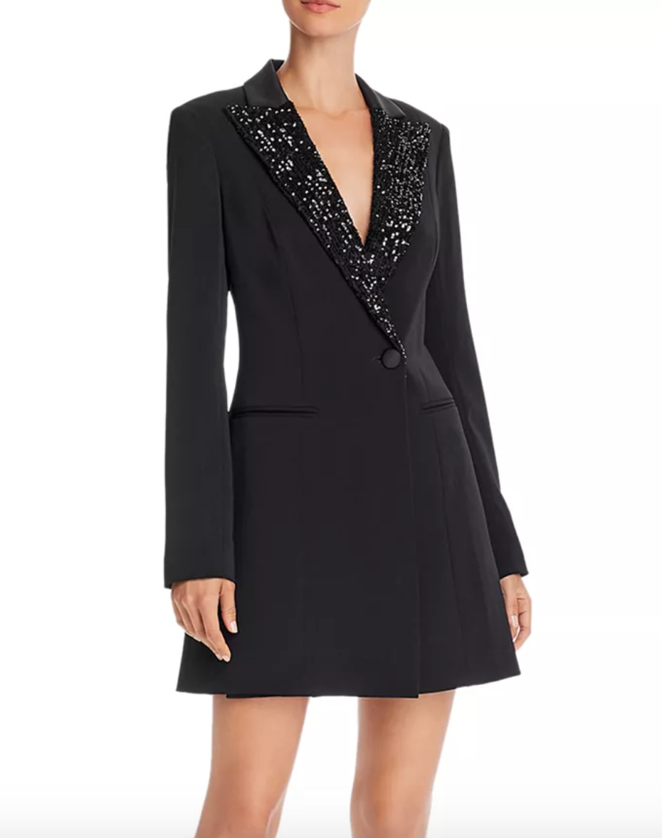 Black Blazer Dresses, Black Tuxedo Dresses