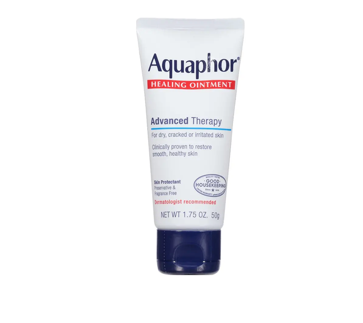 According to The Washington Post, a thicker ointment like Aquaphor is better than just creams and lotions. Get Aquaphor healing skin ointment from Walgreens for $6.49