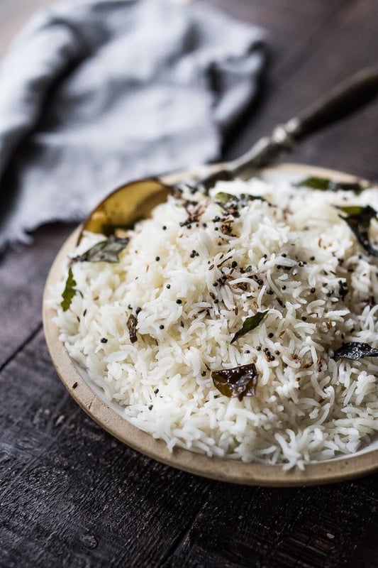 Get the Fluffy Basmati Rice recipe from Feasting at Home