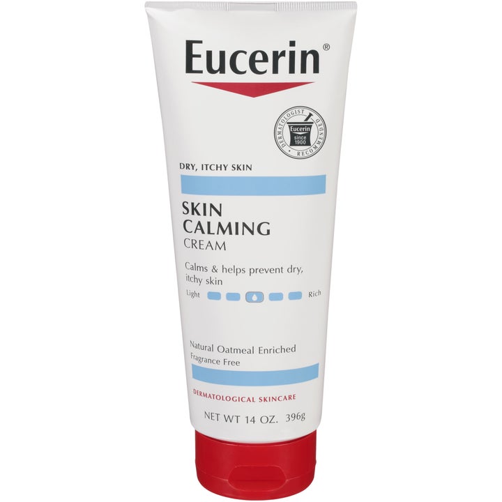 New York-based nurse Meghan trusts Eucerin skin calming cream to keep her hands hydrated. <a href="https://www.walmart.com/ip/Eucerin-Skin-Calming-Daily-Moisturizing-Cream-14-oz-Tube/11997301" target="_blank" rel="noopener noreferrer">Get the Eucerin skin calming cream from Walmart for $9.17</a>