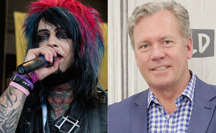 Dahvie Vanity (left) and Chris Hansen. The singer has been accused of sexual assault by at least 21 women, many of whom were minors at the time.