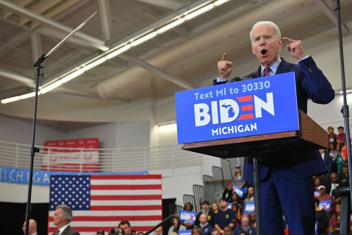 Former Vice President Joe Biden campaigned in Detroit on Sunday and Monday. He didn't turn out crowds like Sen. Bernie Sanders did, but ultimately he got more votes.