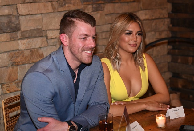 Damian Powers and Giannina Gibelli of “Love is Blind,” who are apparently … still together?!