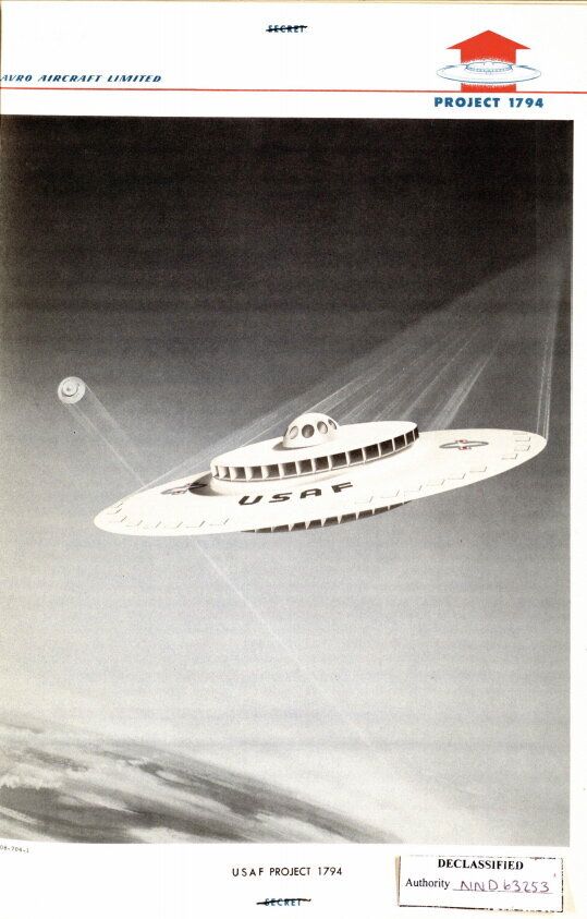 Cover of Project 1794: Air Force Flying Saucer