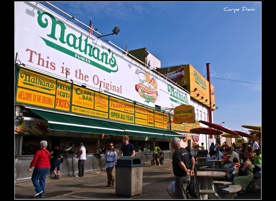 Nathan's Famous, Coney Island, Brooklyn, New York, United States