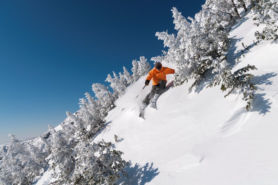 The good ski. Good at Skiing. Fresh Snow.