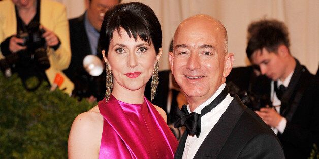 NEW YORK, NY - MAY 07: Mackenzie Bezos (L) and Jeff Bezos, founder and chief executive officer of Amazon.com attend the 'Schiaparelli And Prada: Impossible Conversations' Costume Institute Gala at the Metropolitan Museum of Art on May 7, 2012 in New York City. (Photo by Stephen Lovekin/FilmMagic)