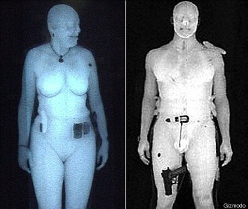 Airport body scans reveal all