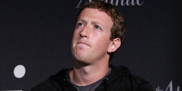 WASHINGTON, DC - SEPTEMBER 18: Facebook CEO Mark Zuckerberg speaks at the Newseum September 18, 2013 in Washington, DC. Zuckerberg participated in an interview with James Bennet, editor in chief of the Atlantic, on 'the knowledge economy', including Zuckerberg's involvement in the immigration debate. (Photo by Win McNamee/Getty Images)