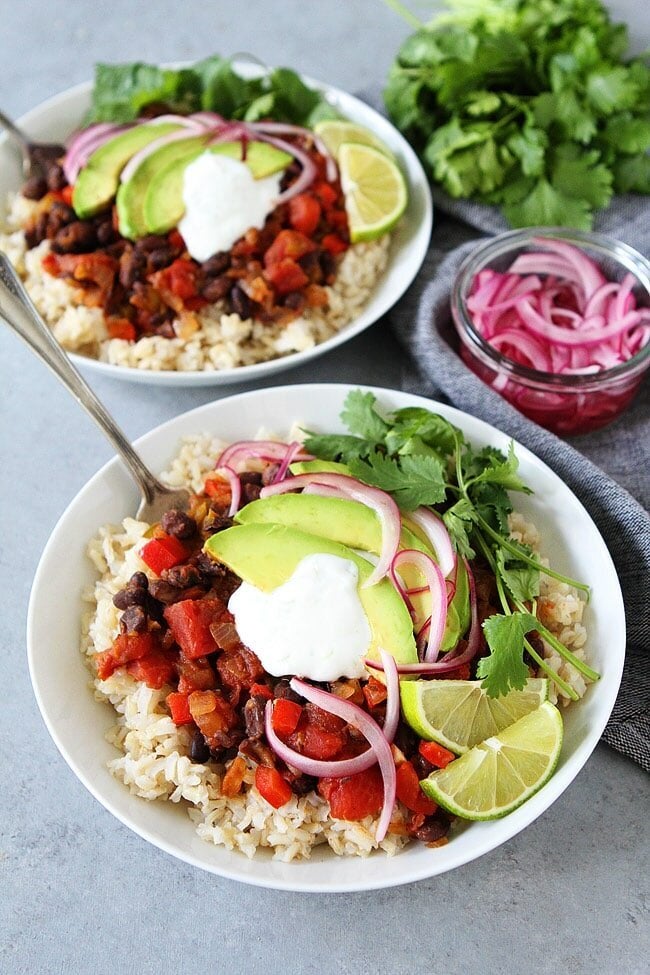 Mexican Rice Bowl - Two Peas & Their Pod