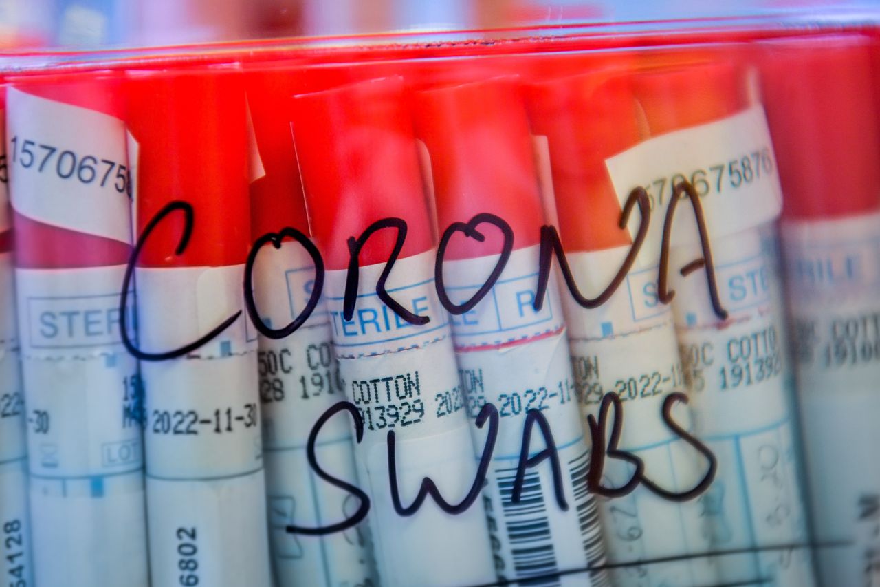 Coronavirus Covid-19 swabs from patients