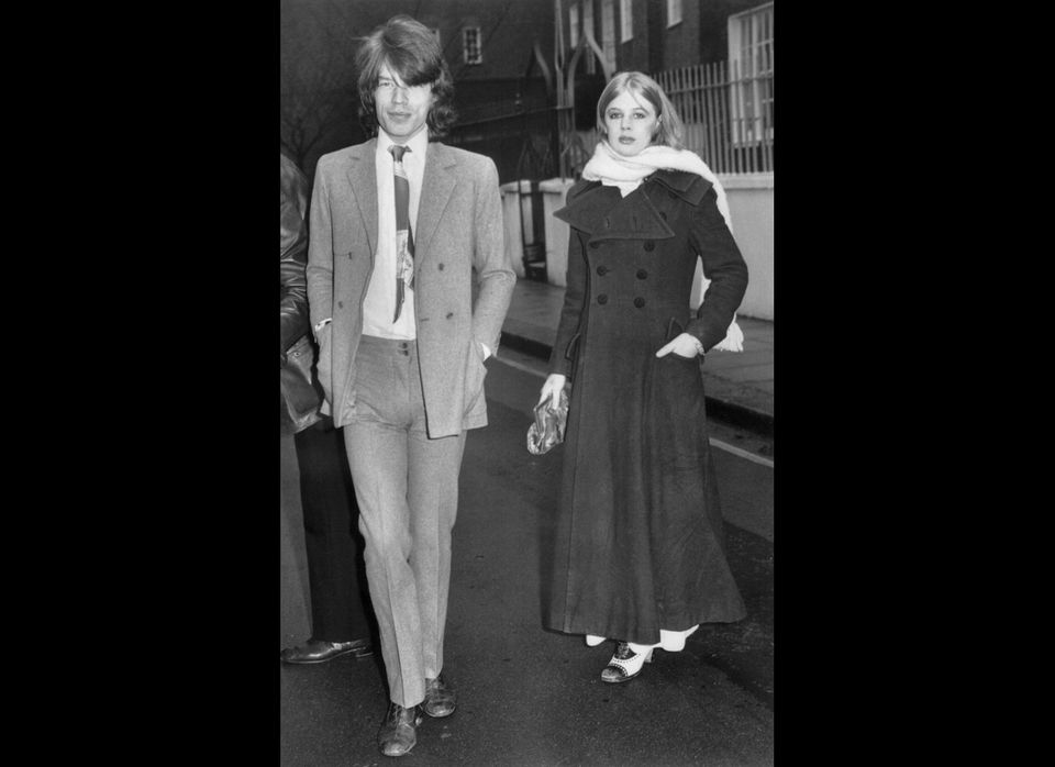 Mick Jagger and Marianne Faithfull, circa 1960s