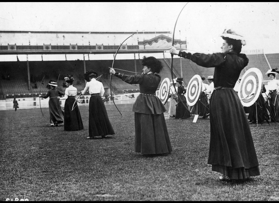 Olympic archers. London, 1908