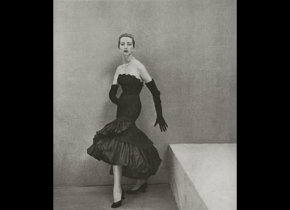 Balenciaga flamenco-inspired evening dress, 1951.