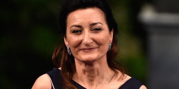 STOCKHOLM, SWEDEN - DECEMBER 10: Professor May-Britt Moser, laureate of the Nobel Prize in Physiology or Medicine acknowledges applause after he received his Nobel Prize from King Carl XVI Gustaf of Sweden during the Nobel Prize Awards Ceremony at Concert Hall on December 10, 2014 in Stockholm, Sweden. (Photo by Pascal Le Segretain/Getty Images)