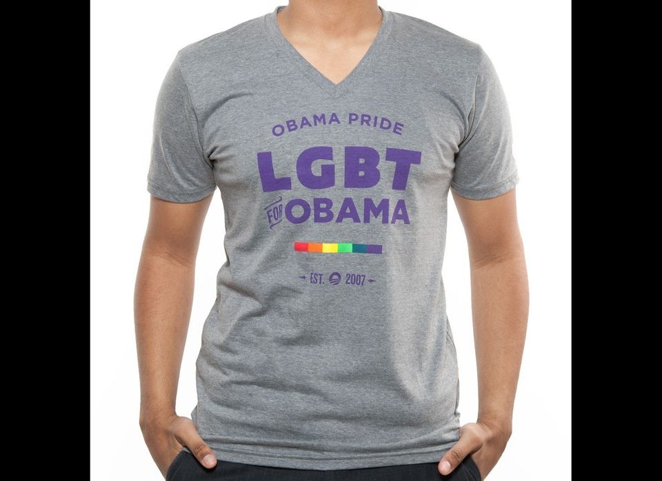 LGBT For Obama V-Neck 