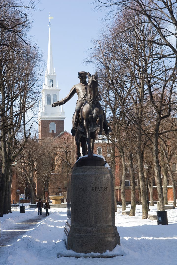 Paul Revere statue, Boston, MA