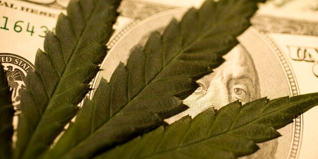 Cannabis leaf.
