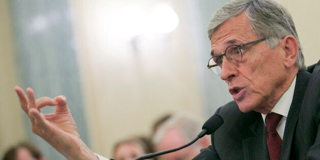 Thomas 'Tom' Wheeler, president and chief executive officer of Shiloh Group LLC and U.S. President Barack Obama's nominee as chairman of the Federal Communications Commission (FCC), speaks during a Senate Commerce, Science, and Transportation nomination hearing in Washington, D.C., U.S., on Tuesday, June 18, 2013. On May 1 President Obama named Wheeler, a venture capitalist and former communications industry lobbyist, to succeed Julius Genachowski as chairman of the FCC. Photographer: Andrew Harrer/Bloomberg via Getty Images 