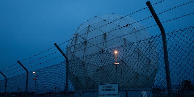 MUNICH, GERMANY - JUNE 23: Radomes at a facility called the Bad Aibling Station once used by U.S. National Security Agency (NSA) stand at dusk on June 23, 2014 near Bad Aibling, Germany. According to media reports based on recent documents released by former NSA worker Edward Snowden the NSA continues to operate from another nearby facility called the Mangfall Kaserne of the German intelligence services. The documents released by Snowden show a high level of activity of the NSA within Germany as well as active sharing of information between the NSA and German authorities. The Bundestag has convened a special commission to investigate the activities of the NSA following the revelation last year that the NSA had tapped the phone of German Chancellor Angela Merkel. (Photo by Joerg Koch/Getty Images)