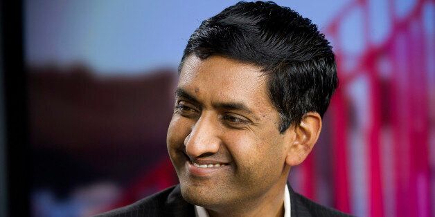 Congressional candidate Rohit 'Ro' Khanna smiles during a Bloomberg West Television interview in San Francisco, California, U.S., on Wednesday, July 2, 2014. Democrat Ro Khanna is running against incumbent Congressman Mike Honda for California's 17th District which includes much of Silicon Valley. Photographer: David Paul Morris/Bloomberg via Getty Images 