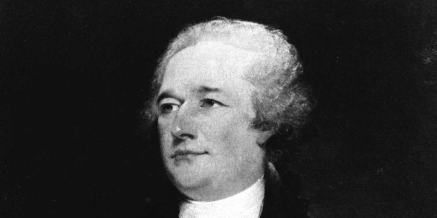 Oil painting of Alexander Hamilton by John Trumbull. Hamilton was a principal author of "The Federalist." (credit: New Y